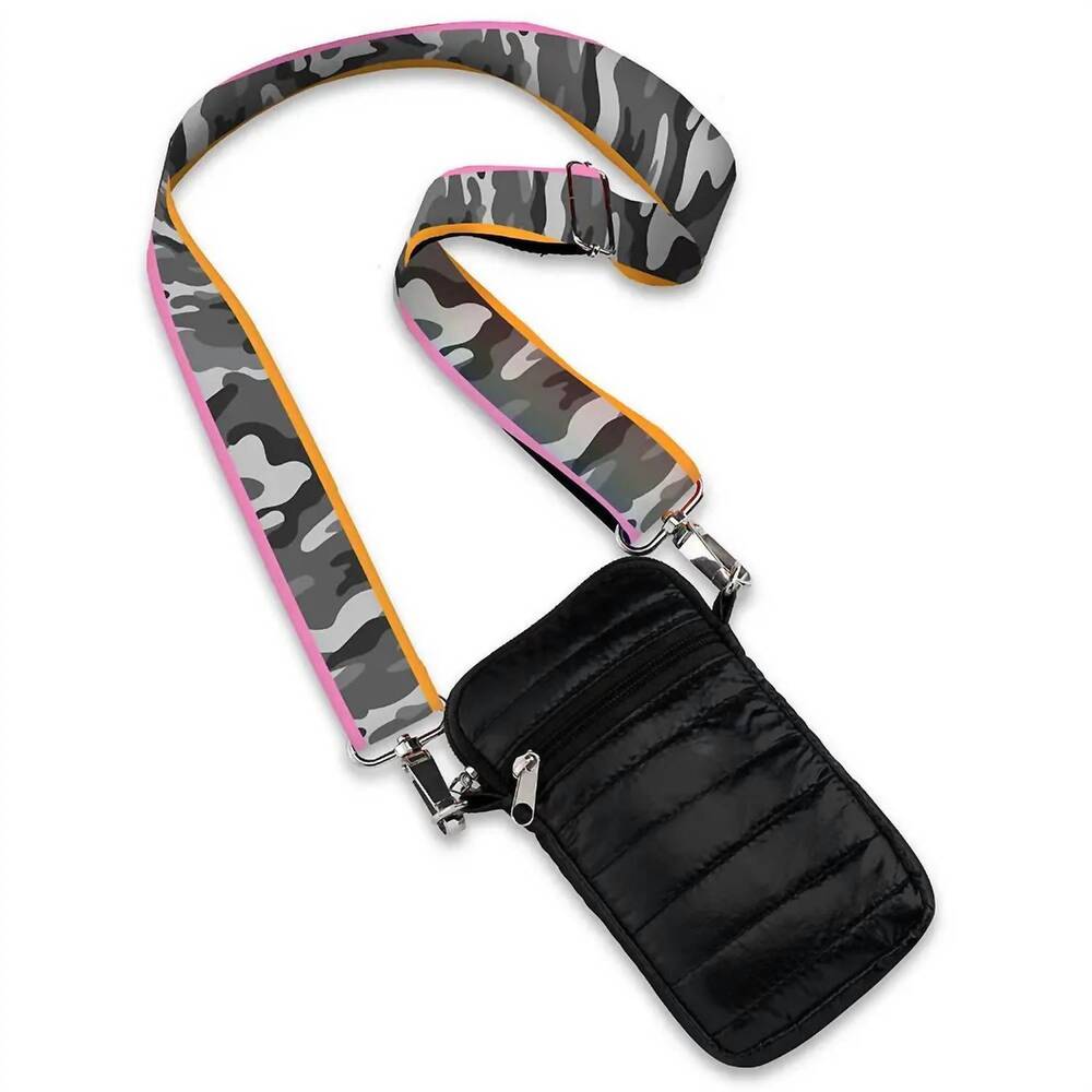 NEW TOP TRENZ boy's puffer cell bag in black